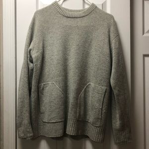 J. Crew Collection Light Grey Cashmere Sweater